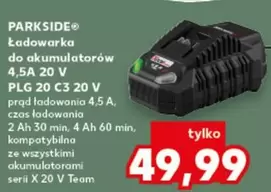 Team - Ładowarka do akumulatorów 4,5A 20 V PLG 20 C3 20 V