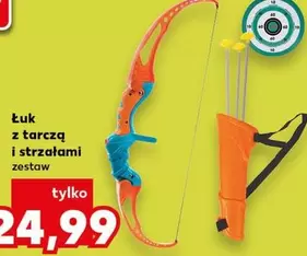 Łuk z tarczą i strzałami zestaw
