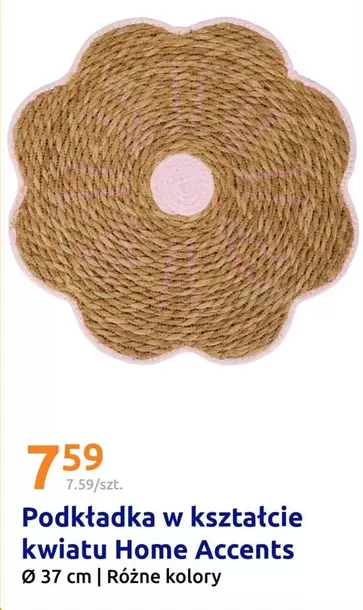 Podkładka w kształcie kwiatu