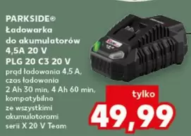 Team - Ładowarka do akumulatorów 4,5A 20 V PLG 20 C3 20 V