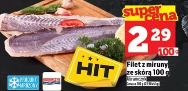 Filet z miruny ze skóra