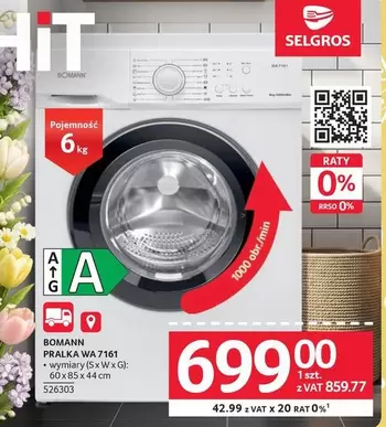 Pralka WA 7161