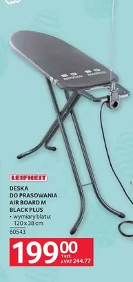 Black - DESKA DO PRASOWANIA AIR BOARD M BLACK PLUS