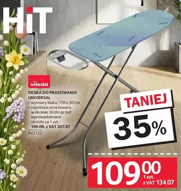 Vileda - DESKA DO PRASOWANIA UNIVERSAL