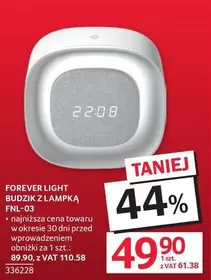 FOREVER LIGHT BUDZIK Z LAMPKĄ FNL-03