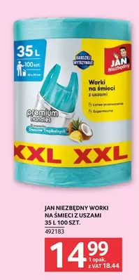 Worki na śmieci z uszami 35 L 100 szt.