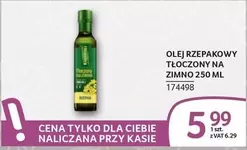 OLEJ RZEPAKOWY TŁOCZONY NA ZIMNO 250 ML 174498