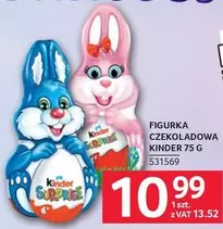 FIGURKA CZEKOLADOWA KINDER 75 G 531569