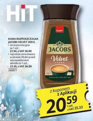 KAWA ROZPUSZCZALNA VELVET 200 G