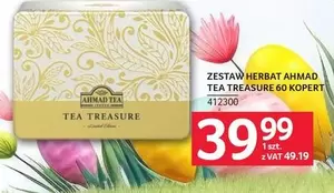 ZESTAW HERBAT AHMAD TEA TREASURE 60 KOPERT 412300