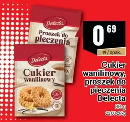 Cukier wanilinowy, proszek do pieczenia