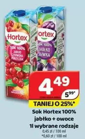 Sok 100% jabłko + owoce