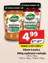 Dżem Łowicz wybrane rodzaje