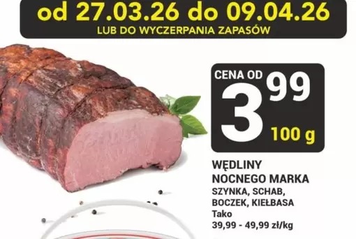 Wędliny nocnego marka