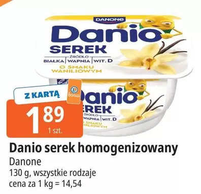 Danio serek homogenizowany