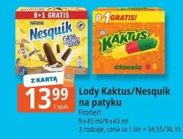 Classic - Lody Kaktus/Nesquik na patyku