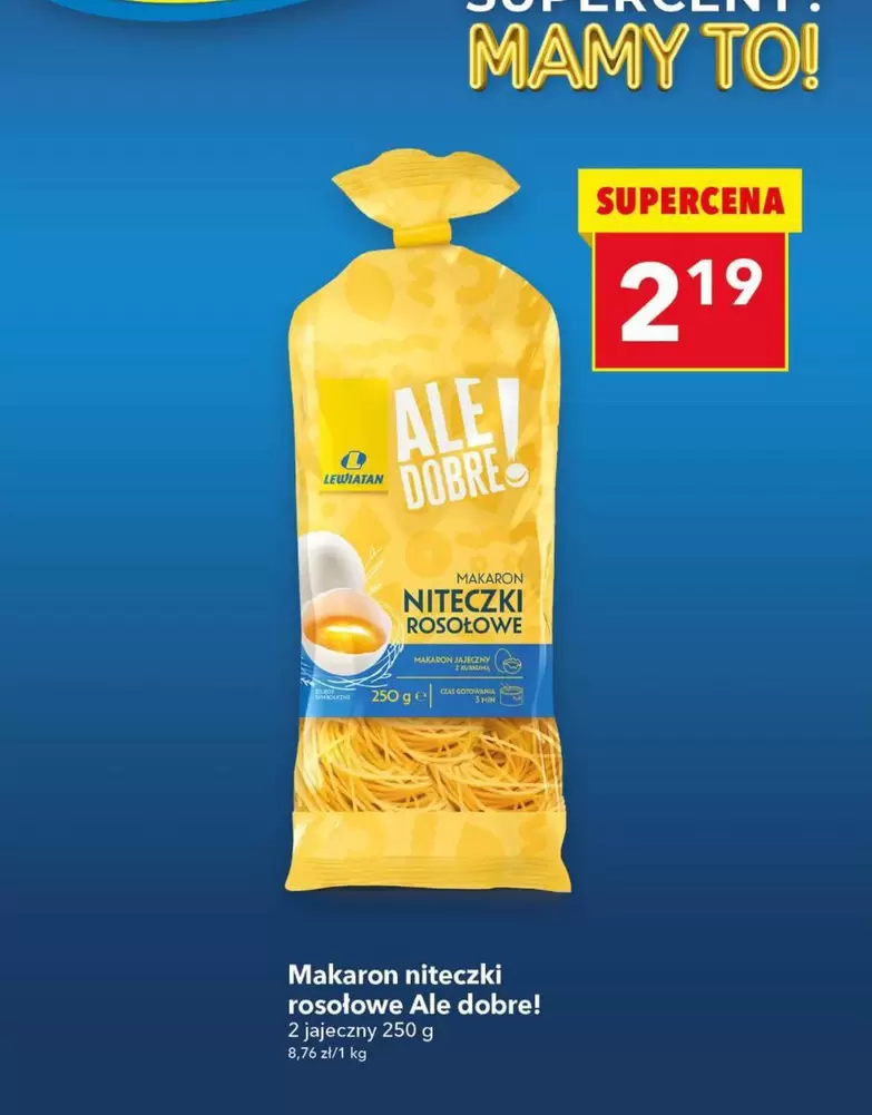 Ale - Makaron niteczki rosolowe