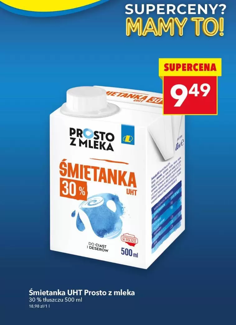 Prosto - Śmietanka UHT 30%