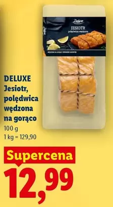 Jesiotr, polędwica wędzona na gorąco