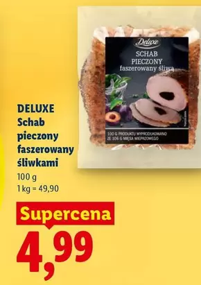 Schab pieczony faszerowany śliwkami