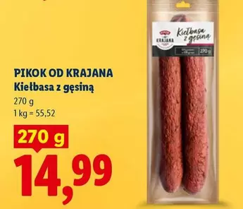 Pikok Kiełbasa z gęsiną