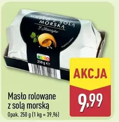 Masło rolowane z solą morską