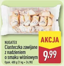 Ciasteczka zawijane z nadzieniem o smaku wiśniowym