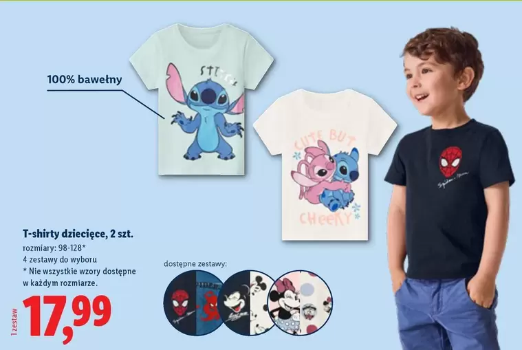 T-shirty dziecięce, 2 szt.