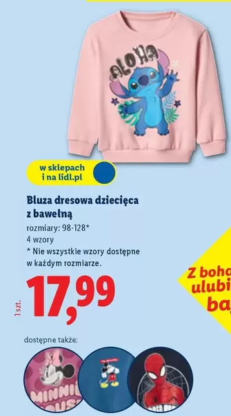 Ba - Bluza dresowa dziecięca z bawełną