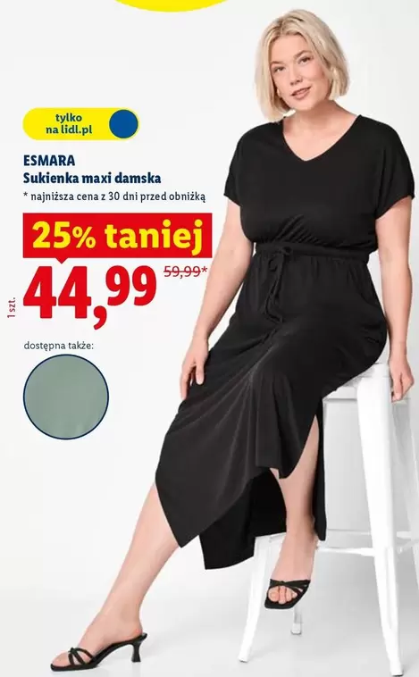 Sukienka maxi damska