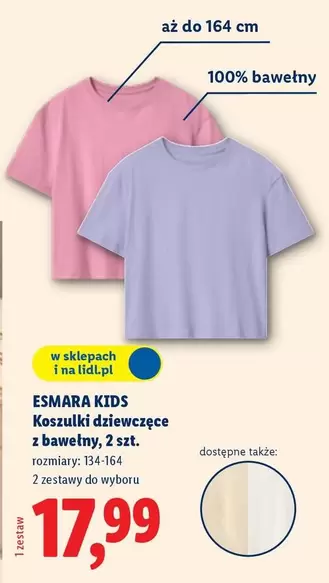 Koszulki dziewczęce