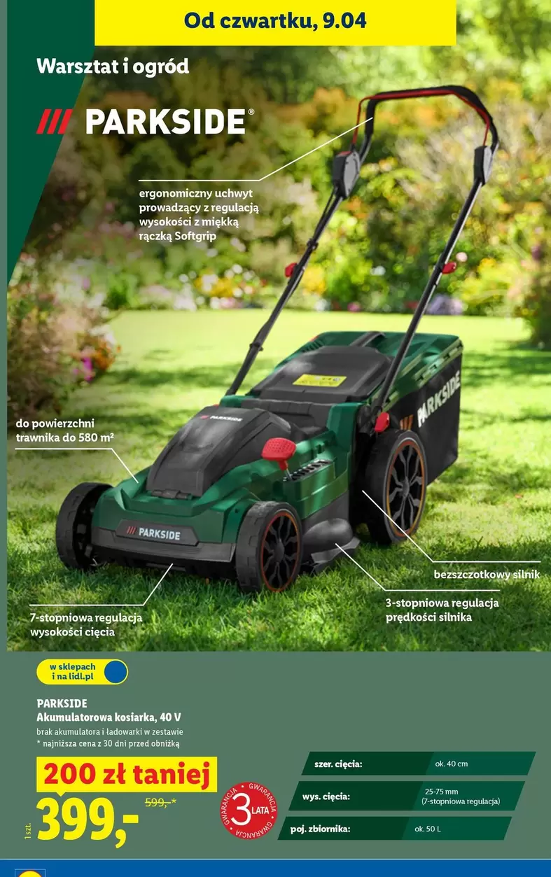 Ok - Akumulatorowa kosiarka