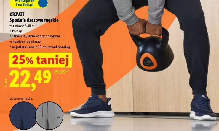 Spodnie dresowe męskie