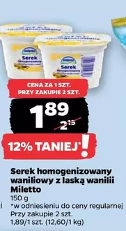 Serek homogenizowany waniliowy z laską wanilii