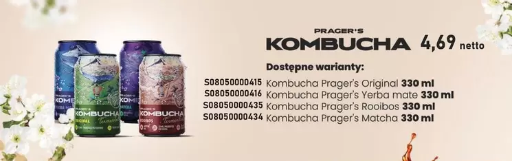 Matcha - KOMBUCHA 4,69