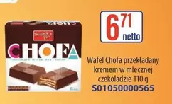Wafel Chofa przekladany kremem w mlecznej czekoladzie 110 g S01050000565