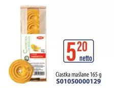 Ciastka maślane 165 g S01050000129