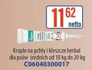 Krople na pchły i kleszcze herbal C06040300017