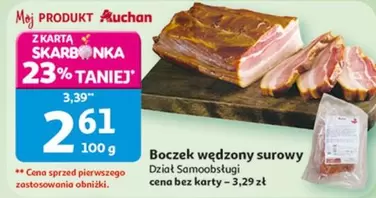 Boczek wędzony surowy