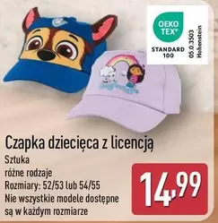 Czapka dziecięca z licencją