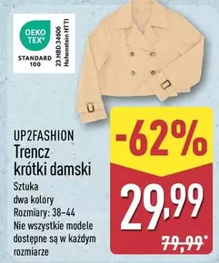 Trenc krótki damski