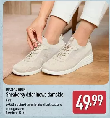 Sneakersy dzianinowe damskie