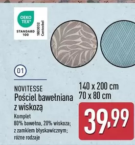 Pościel bawełniana z wiskozą
