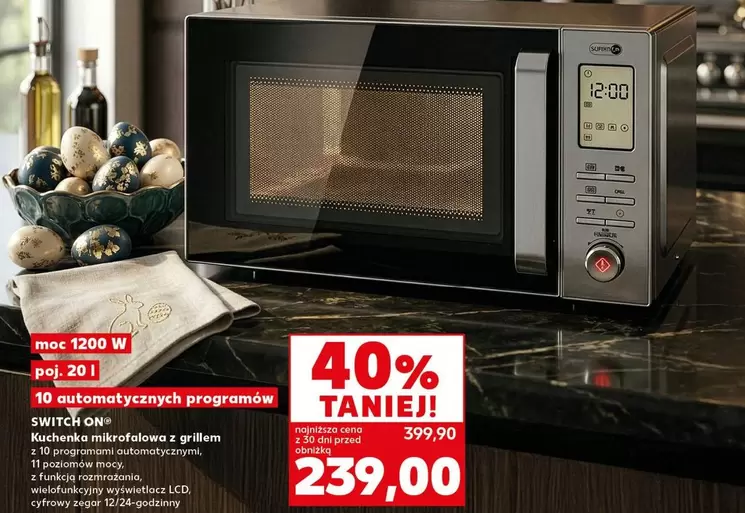 Switch - Kuchenka mikrofalowa z grillem
