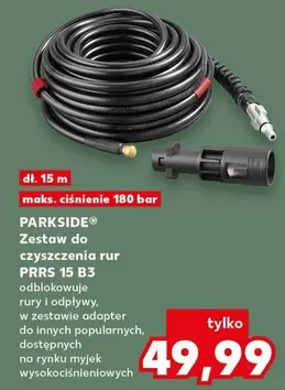 Bar - Zestaw do czyszczenia rur PRRS 15 B3