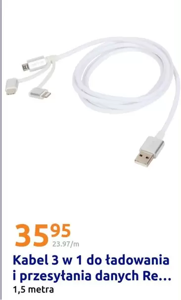 Re - Kabel 3 w 1 do ładowania i przesyłania danych