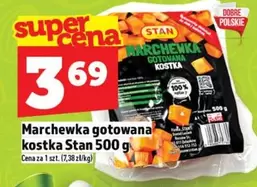 Marchewka gotowana kostka