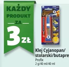 Klej Cyjanopan/stolarski/butapre