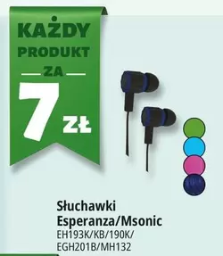 Słuchawki EH193K/KB/190K/EGH201B/MH132