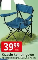 Krzesło kempingowe z podłokietnikami